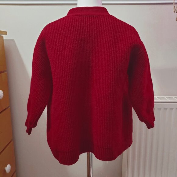 Premium 100% Italian Merino Non-Itch Wool Open Cardi by WILFRED FREE - Picture 10 of 11